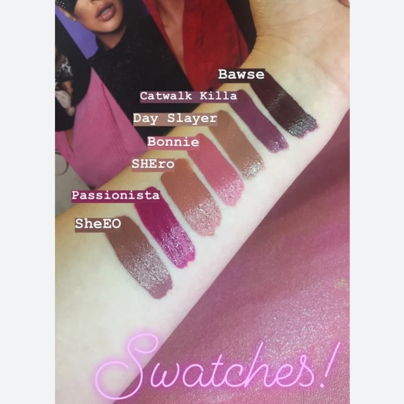 🖤🌟🧚♀️CATWALK KILLA Huda Beauty DISCONTINUED Cream Lipstick NWT - Picture 5 of 7